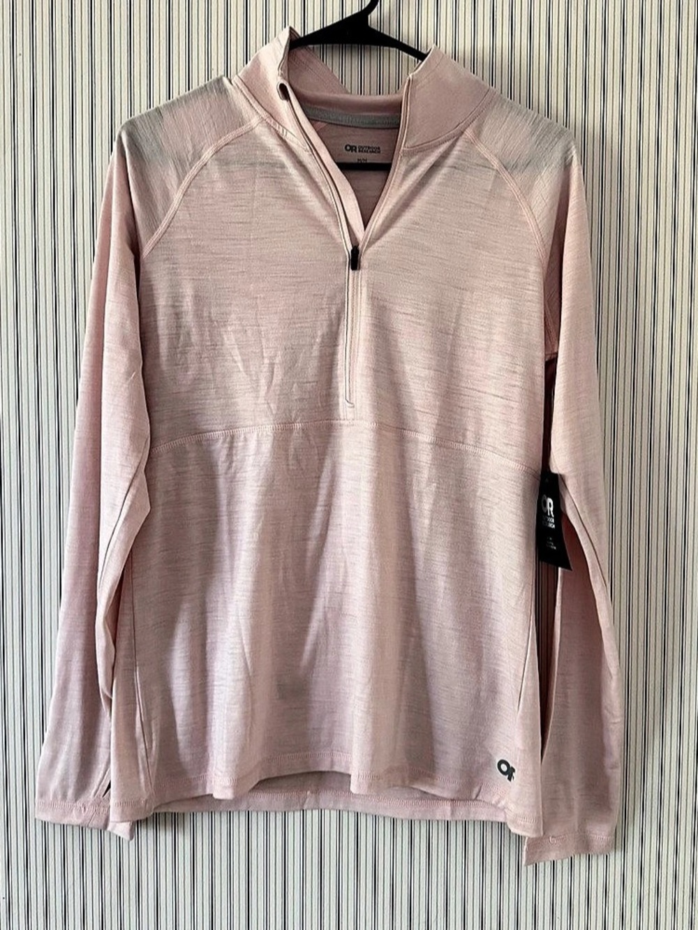 Outdoor Research Alpine Onset Merino 150 Half Zip Merino Half-Zip Top in Pink